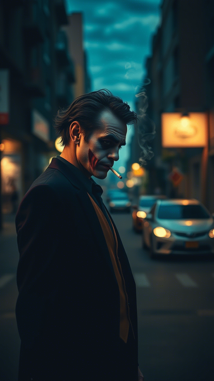 Joker portrait wallpaper