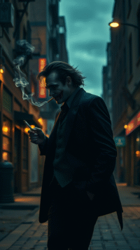 Joker in the street