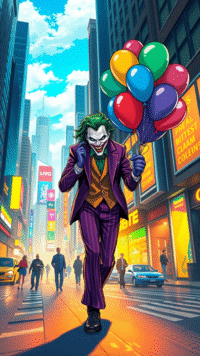 Joker illustration Wallpaper