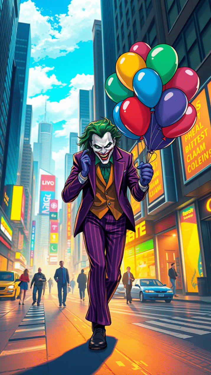 Joker illustration Wallpaper