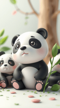 cute panda wallpaper